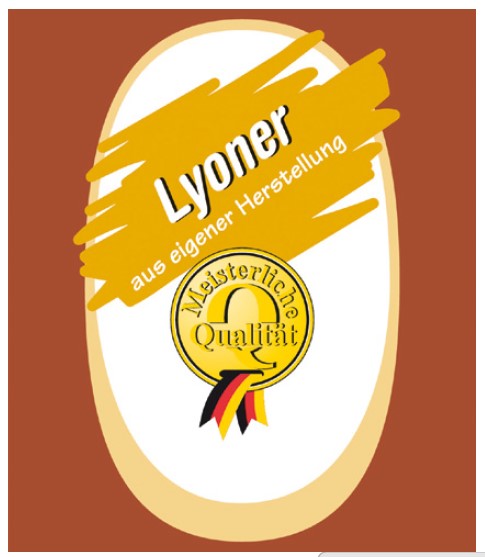 25 Stück Kunstdarm Nalo Top Frische Serie "Lyoner" Kaliber 55/21