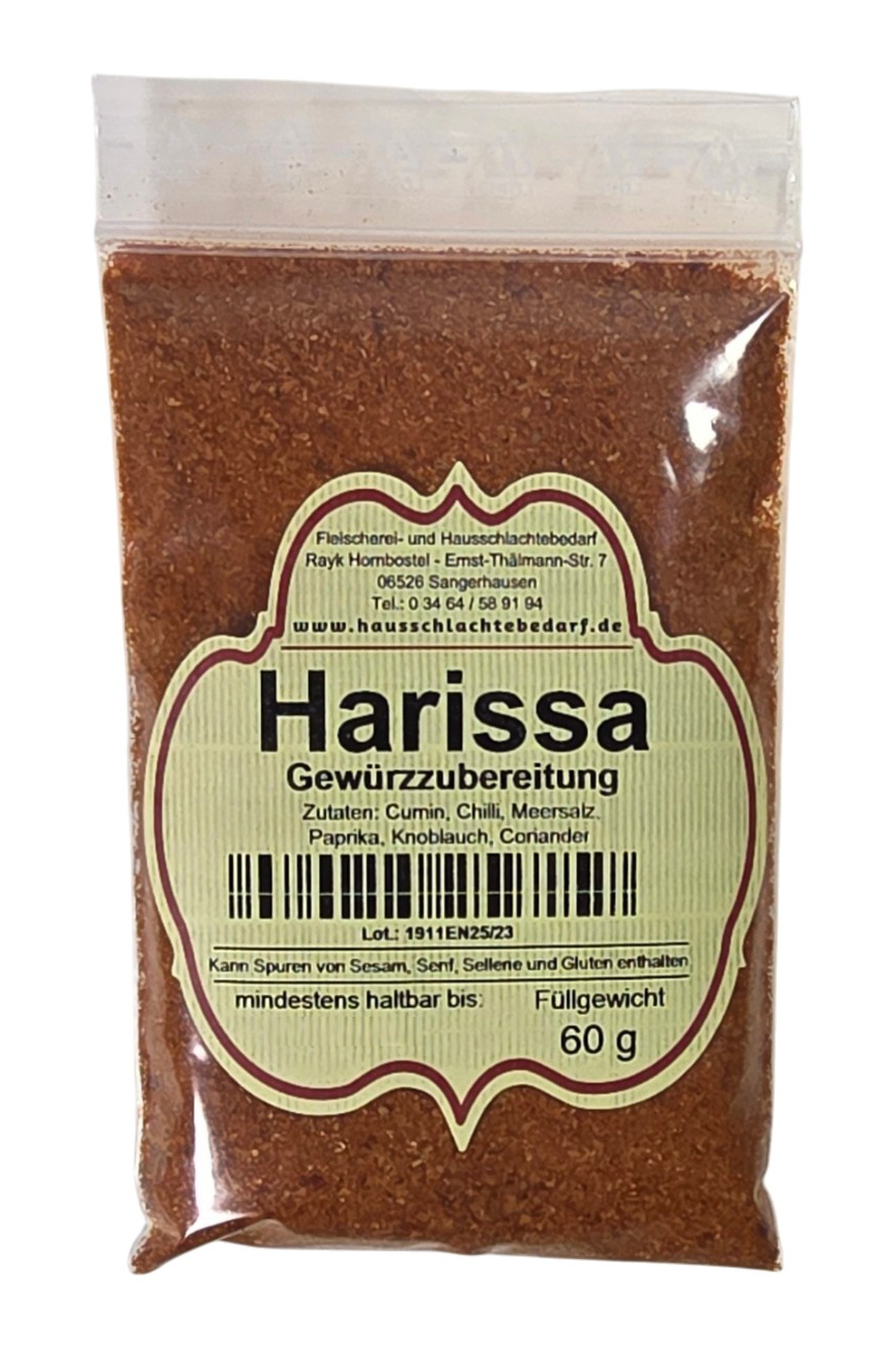 Harissa Gewürzzubereitung, gemahlen 60 g