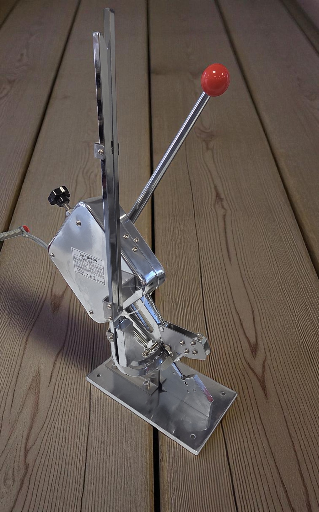 Manueller Wurstclipper aus Edelstahl