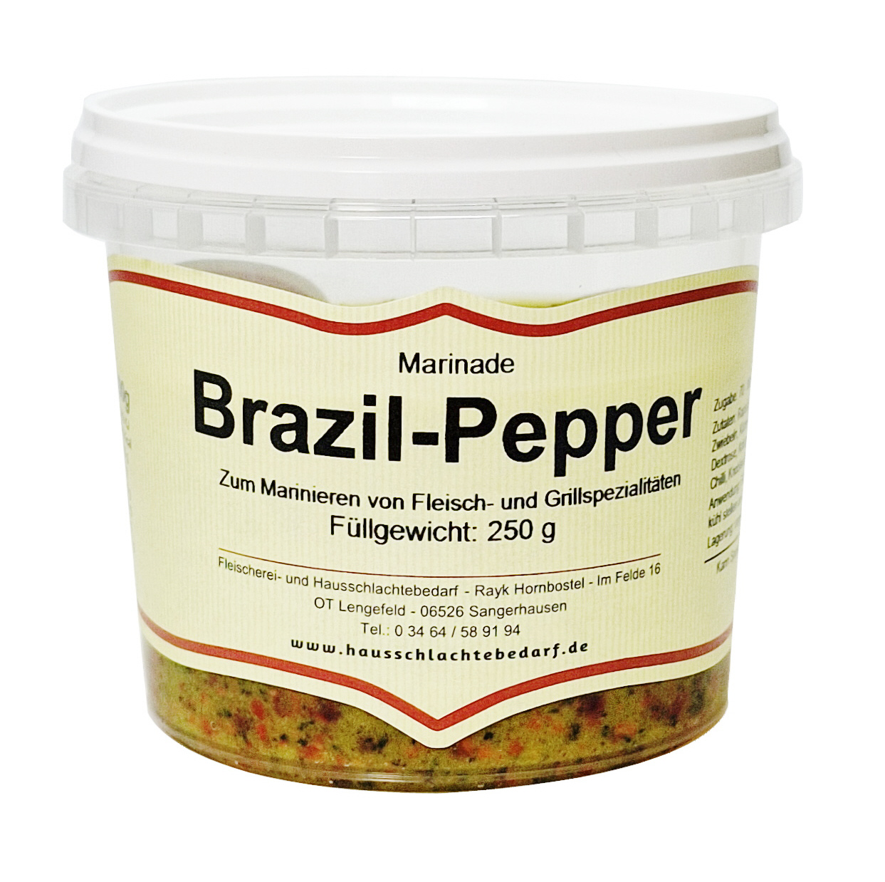 250 g Marinade Brazil - Pepper