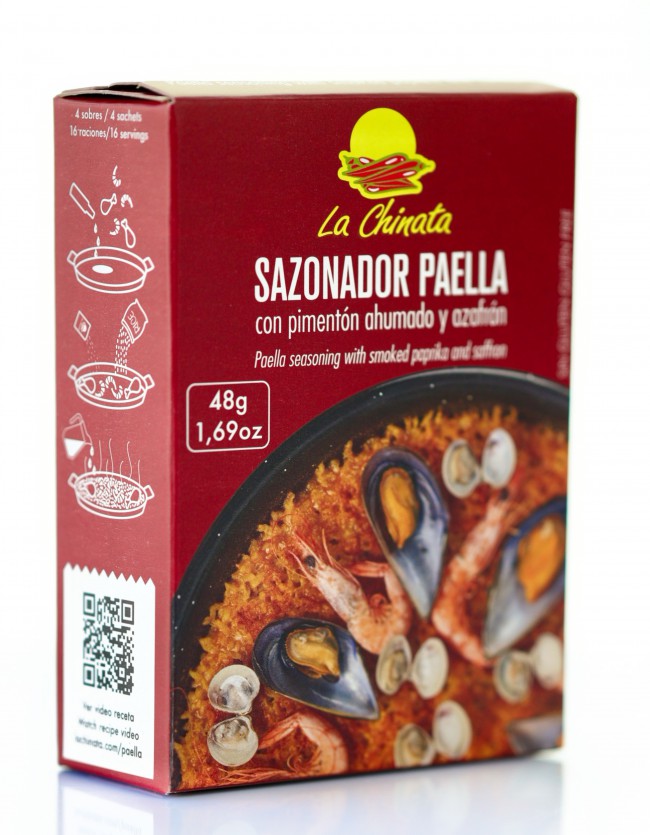 48 g Paella Gewürz mit geräucherten Paprika - La-Chinata