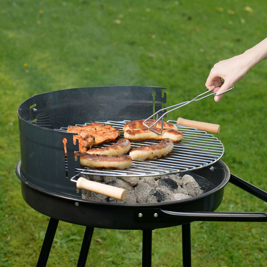 Grillzange, 24 cm lang aus Edelstahl