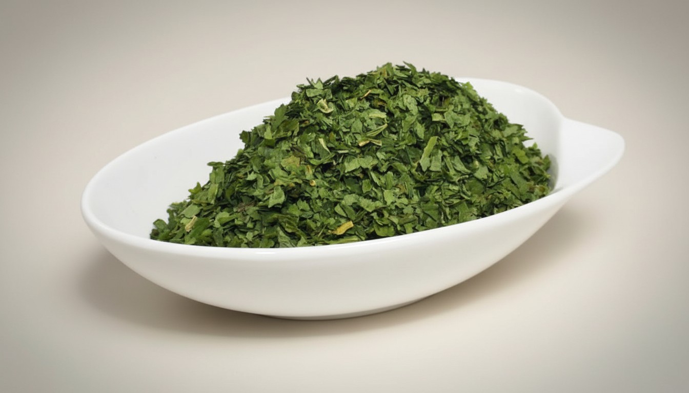 Bärlauchblätter geschnitten