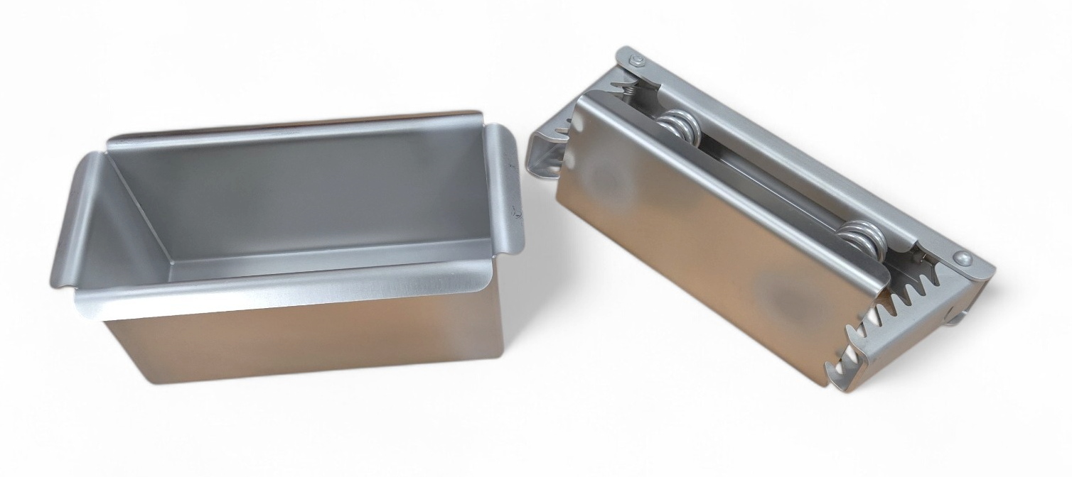 Schinkenform - Rechteckform Edelstahl Kapazität: ca. 1,6 kg