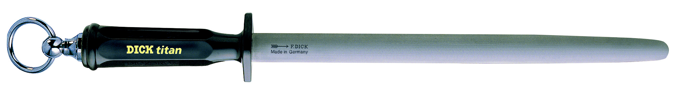 DICKORON Titan Wetzstahl oval 30 cm Spezialbeschichtung
