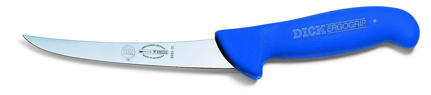 F. Dick - Ausbeinmesser-gebogen blauer Griff -13 cm (8.2991.13)