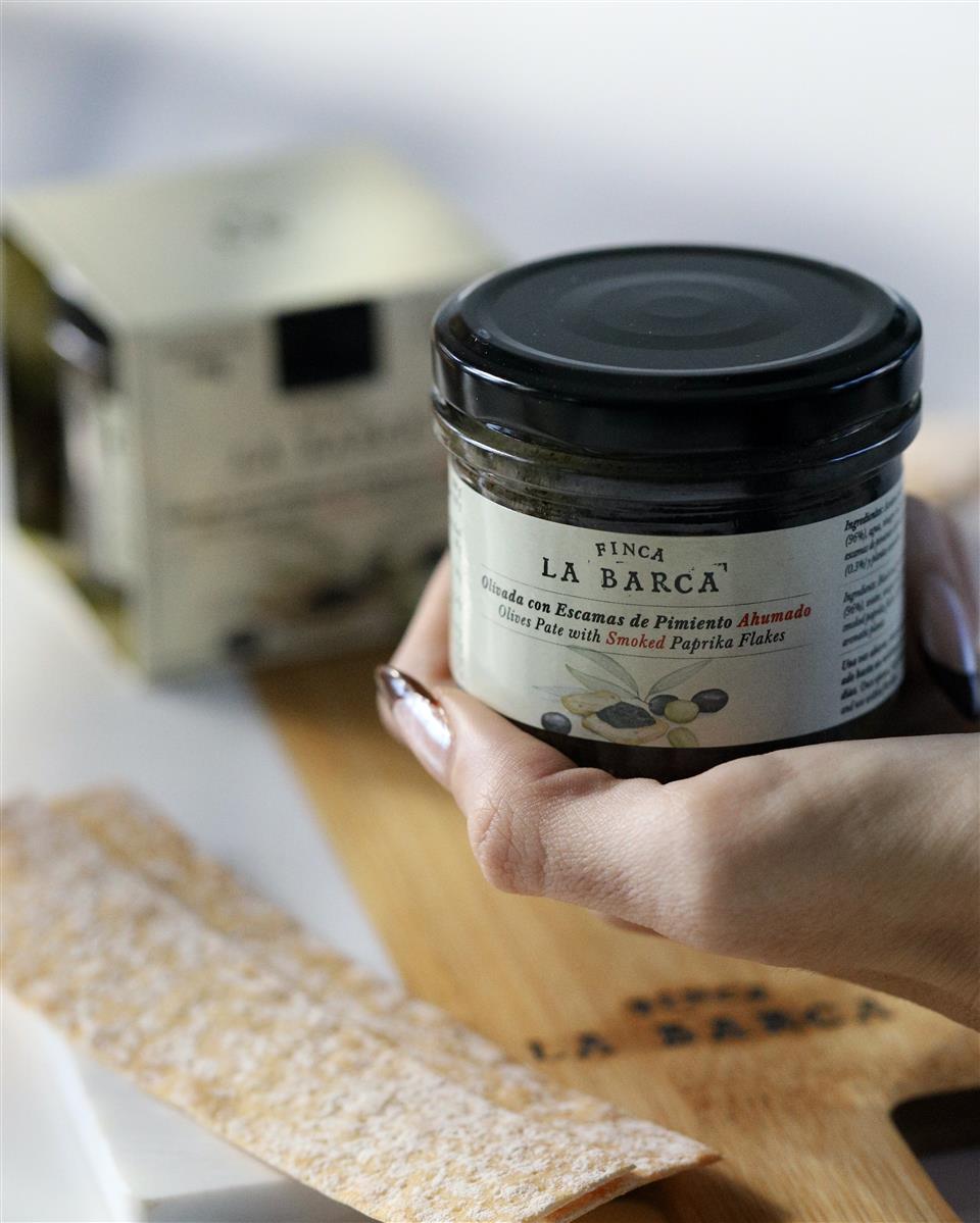 Olivenpaste mit geräucherten Paprikaflocken 110g