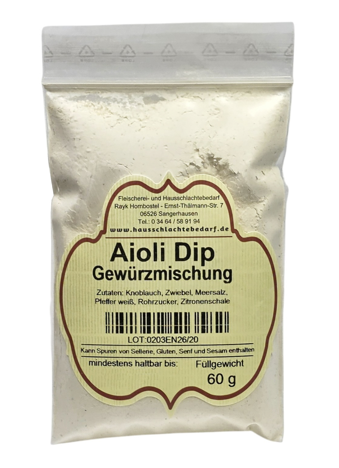 Aioli Dip Gewürzzubereitung 60 g