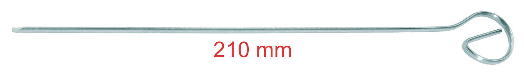 4 Schaschlikspieße, 21 cm
