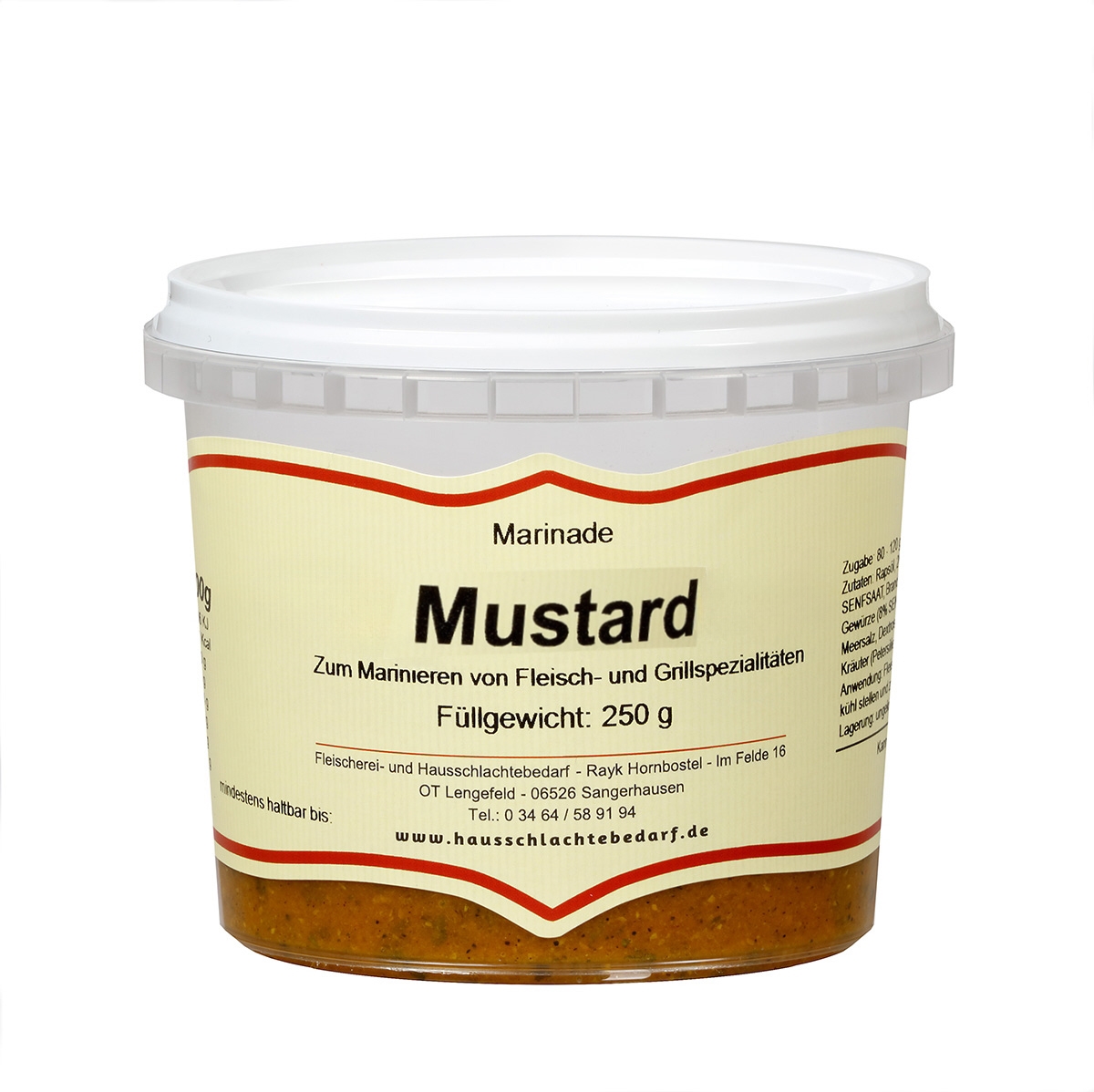 250 g Marinade Mustard