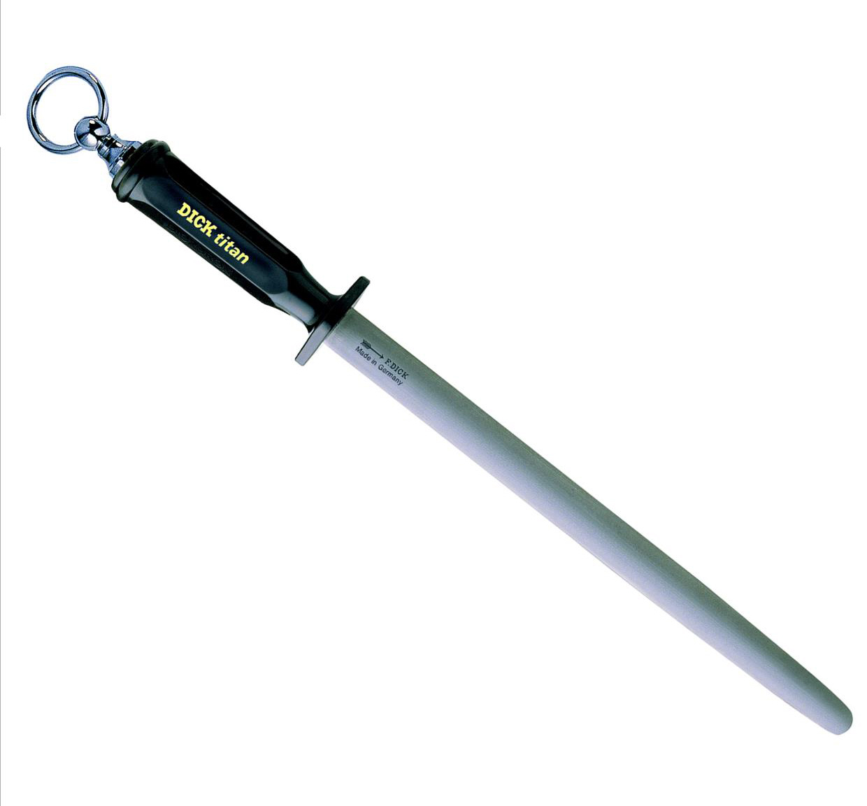 DICKORON Titan Wetzstahl oval 30 cm Spezialbeschichtung