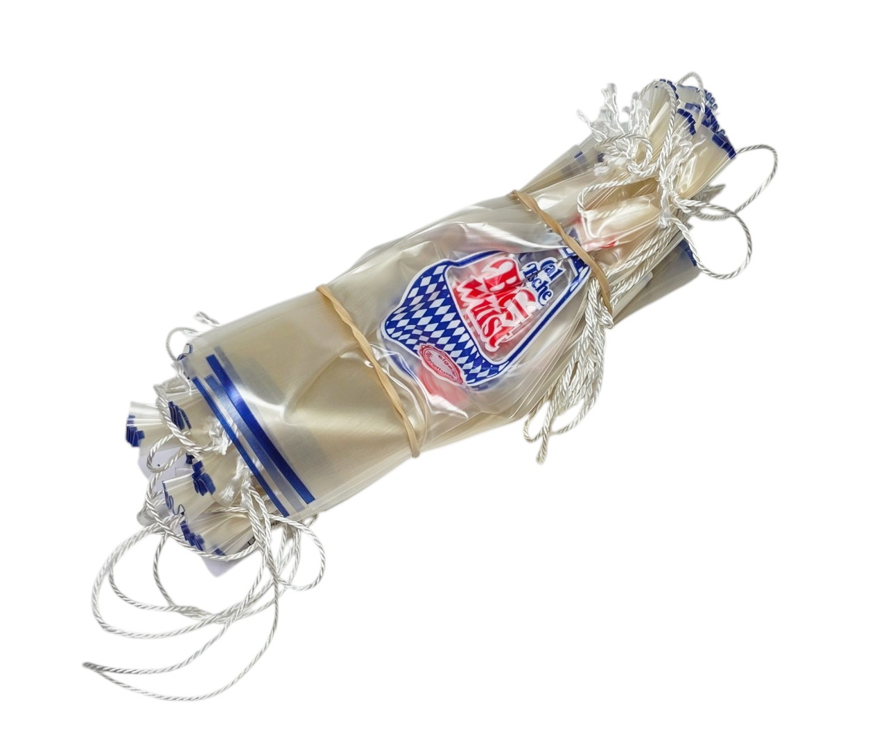 25 Stück Nalo Cellulose Kunstdarm "Bierwurst original Bayrische" 55/20 - räucherbar