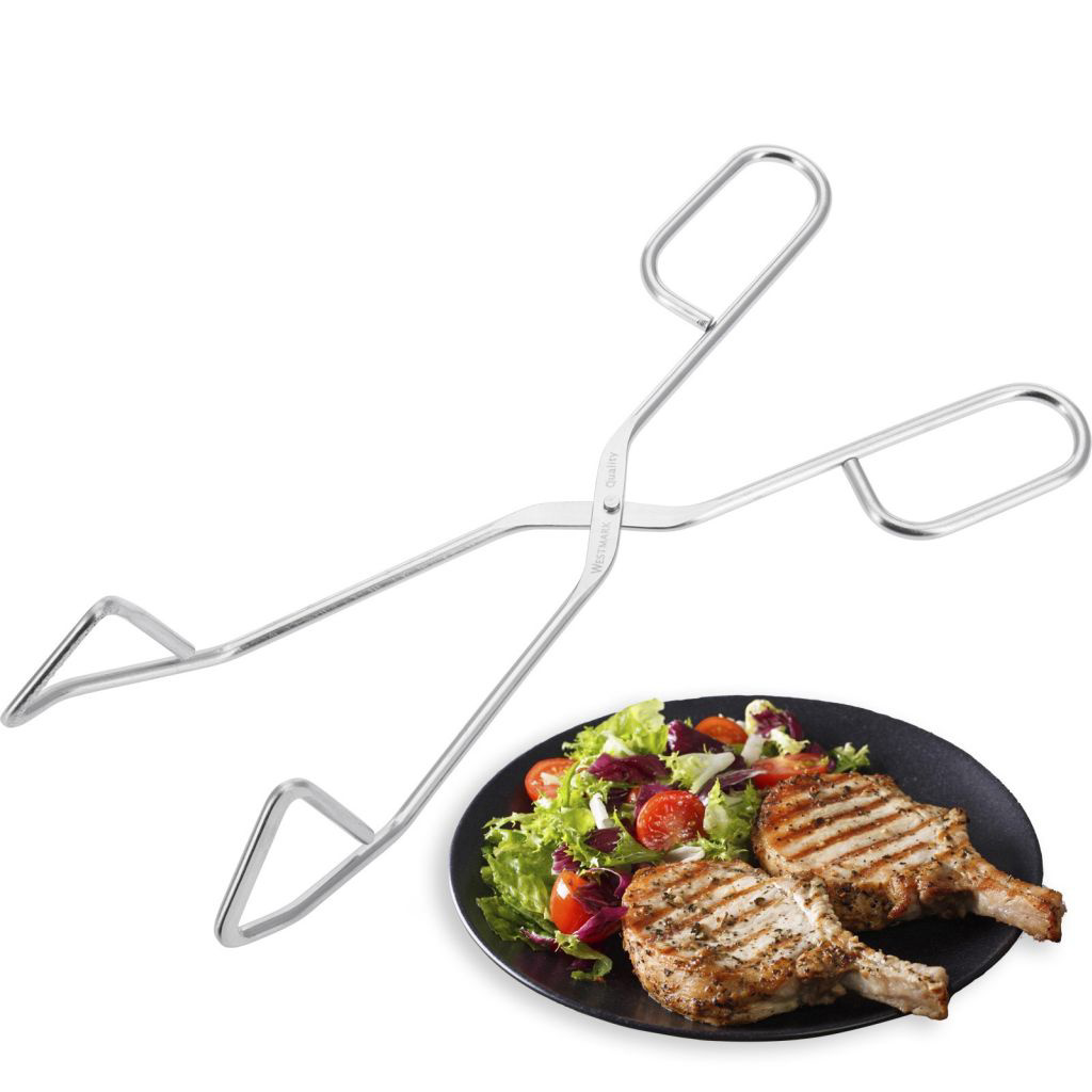 Grillzange, 24 cm lang aus Edelstahl