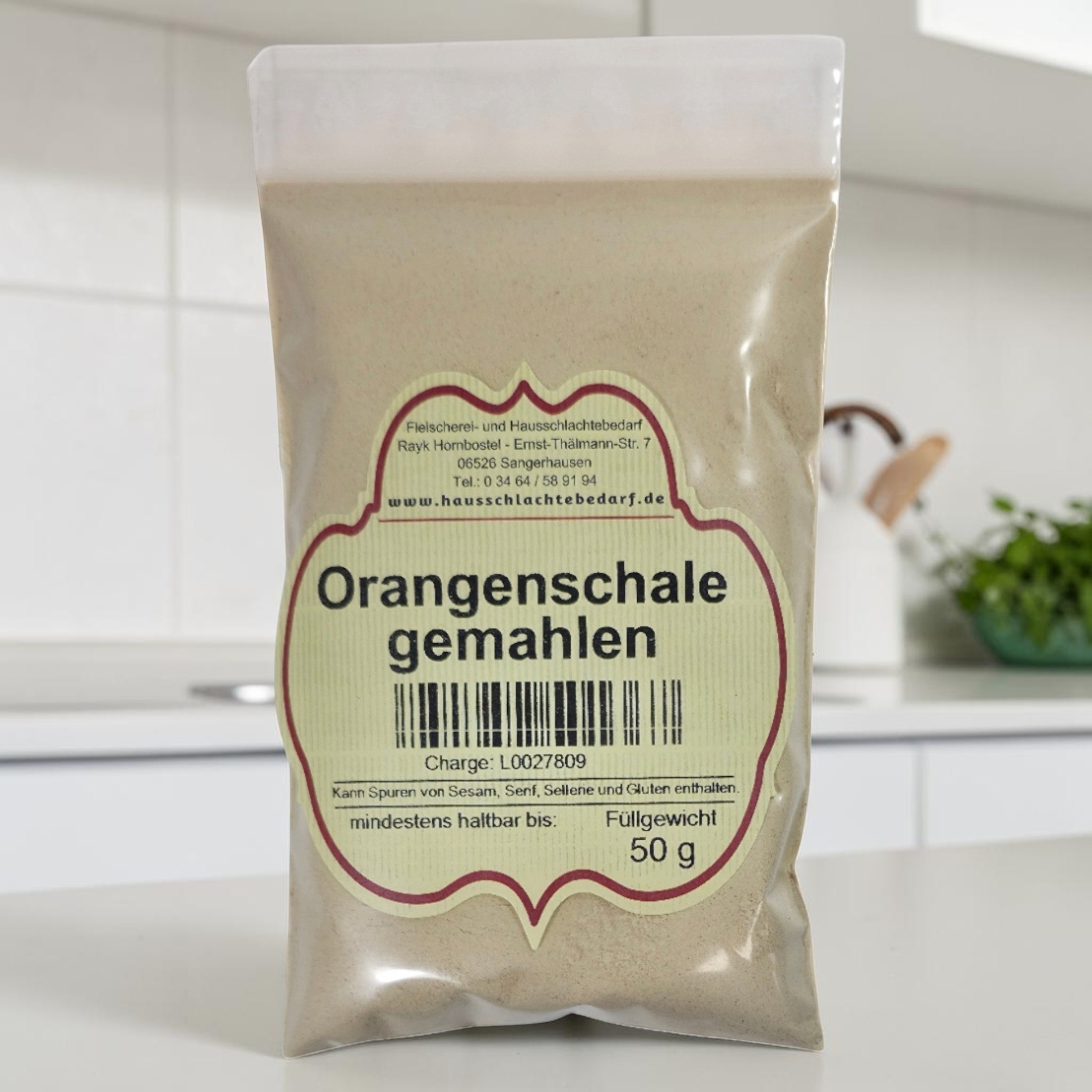 Orangenschale gemahlen 50 g