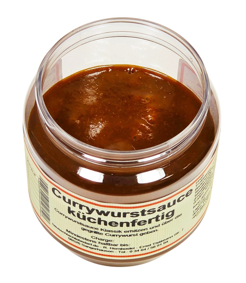 Küchenfertige Currywurstsauce