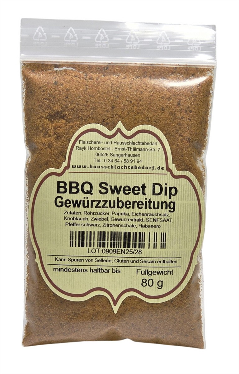 BBQ Sweet Dip Gewürzzubereitung 80 g