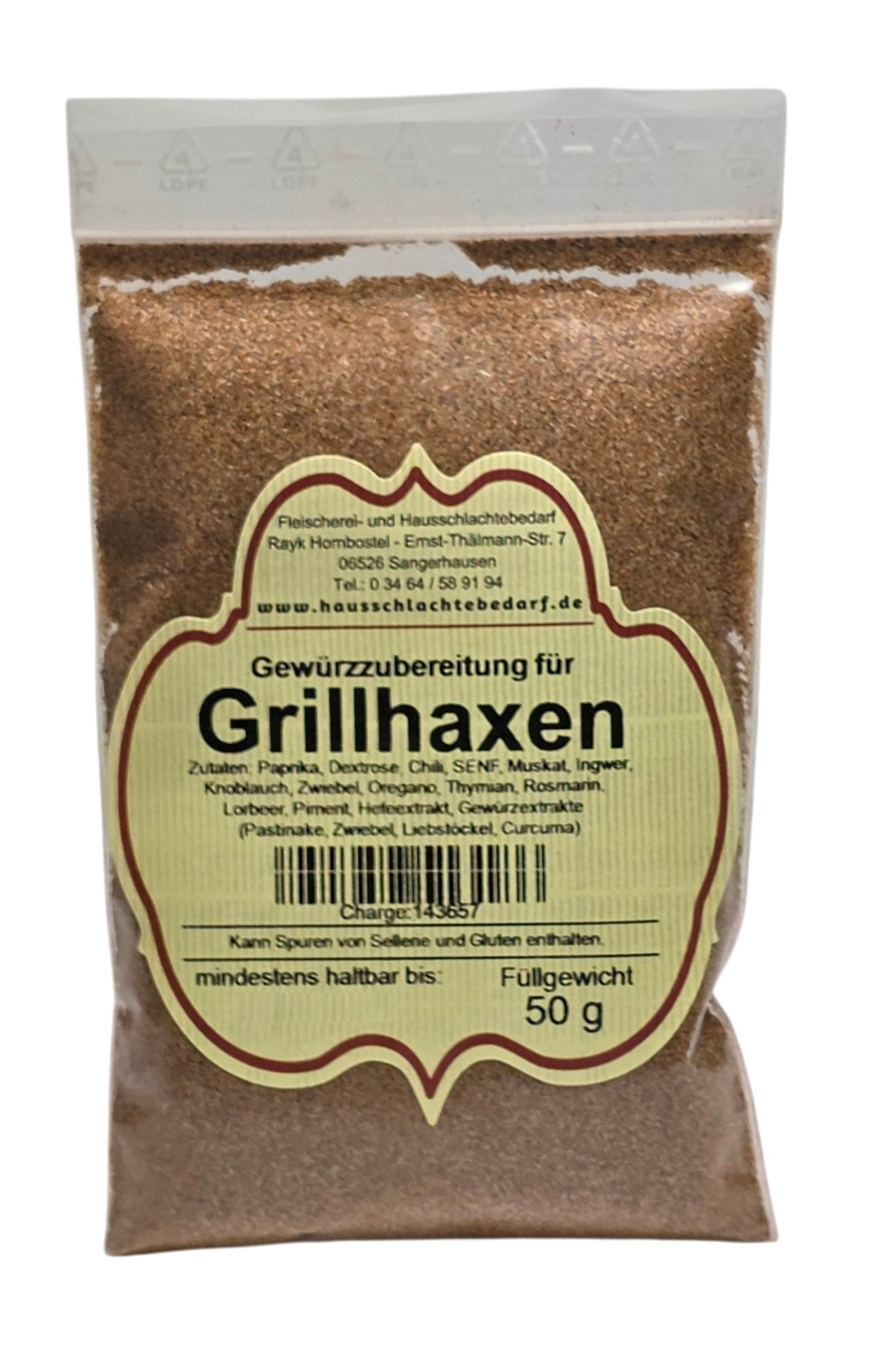 Grillhaxen - Gewürzzubereitung 50 g