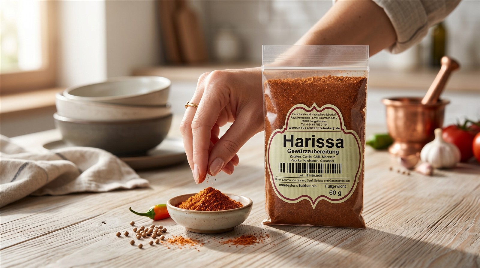 Harissa Gewürzzubereitung, gemahlen 60 g