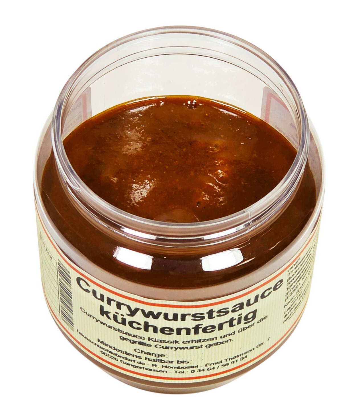 Küchenfertige Currywurstsauce