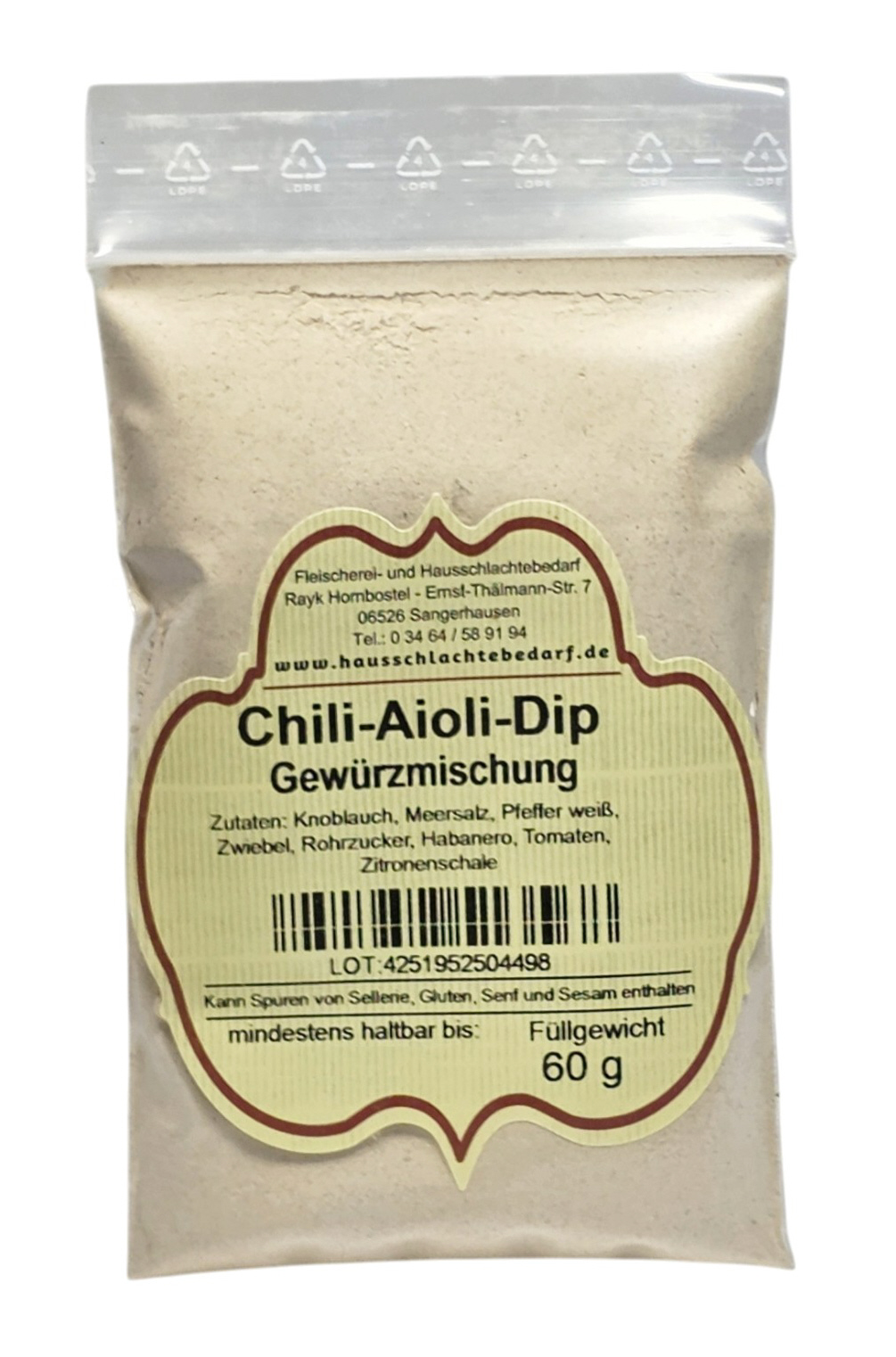 Chili-Aioli-Dip-Gewürzmischung 60 g