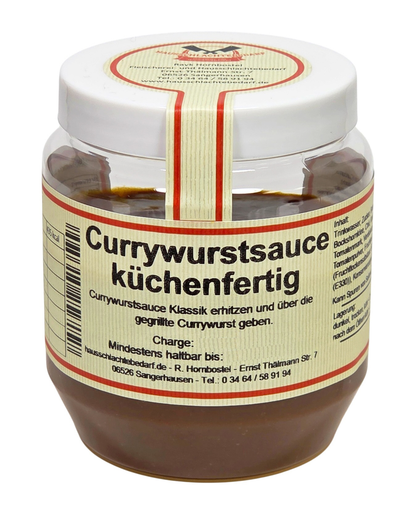 Küchenfertige Currywurstsauce