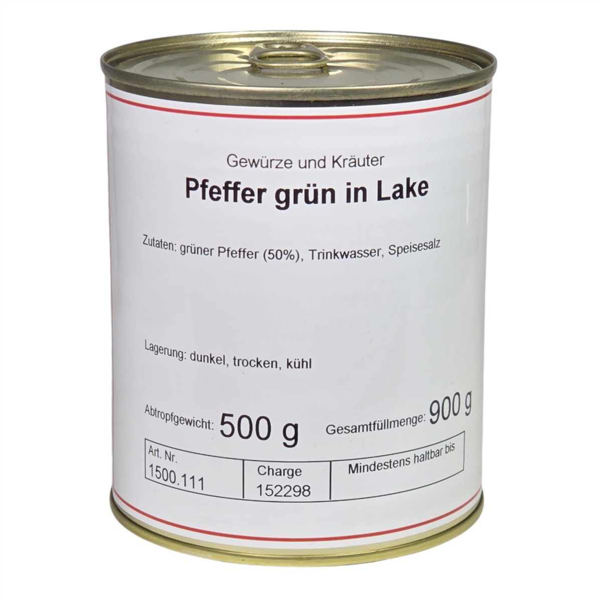 500 g Pfeffer grün in Lake