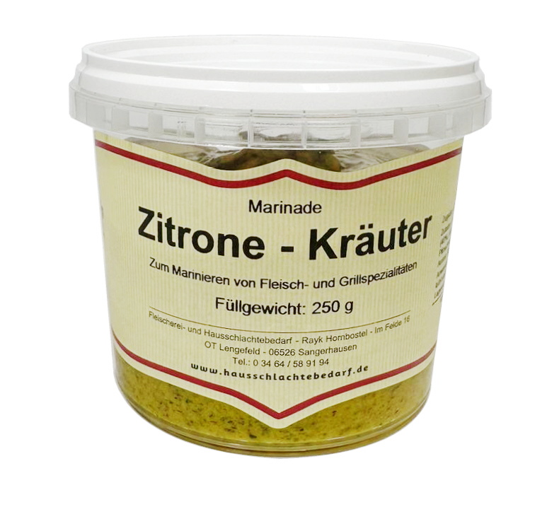 250 g Marinade Zitrone-Kräuter