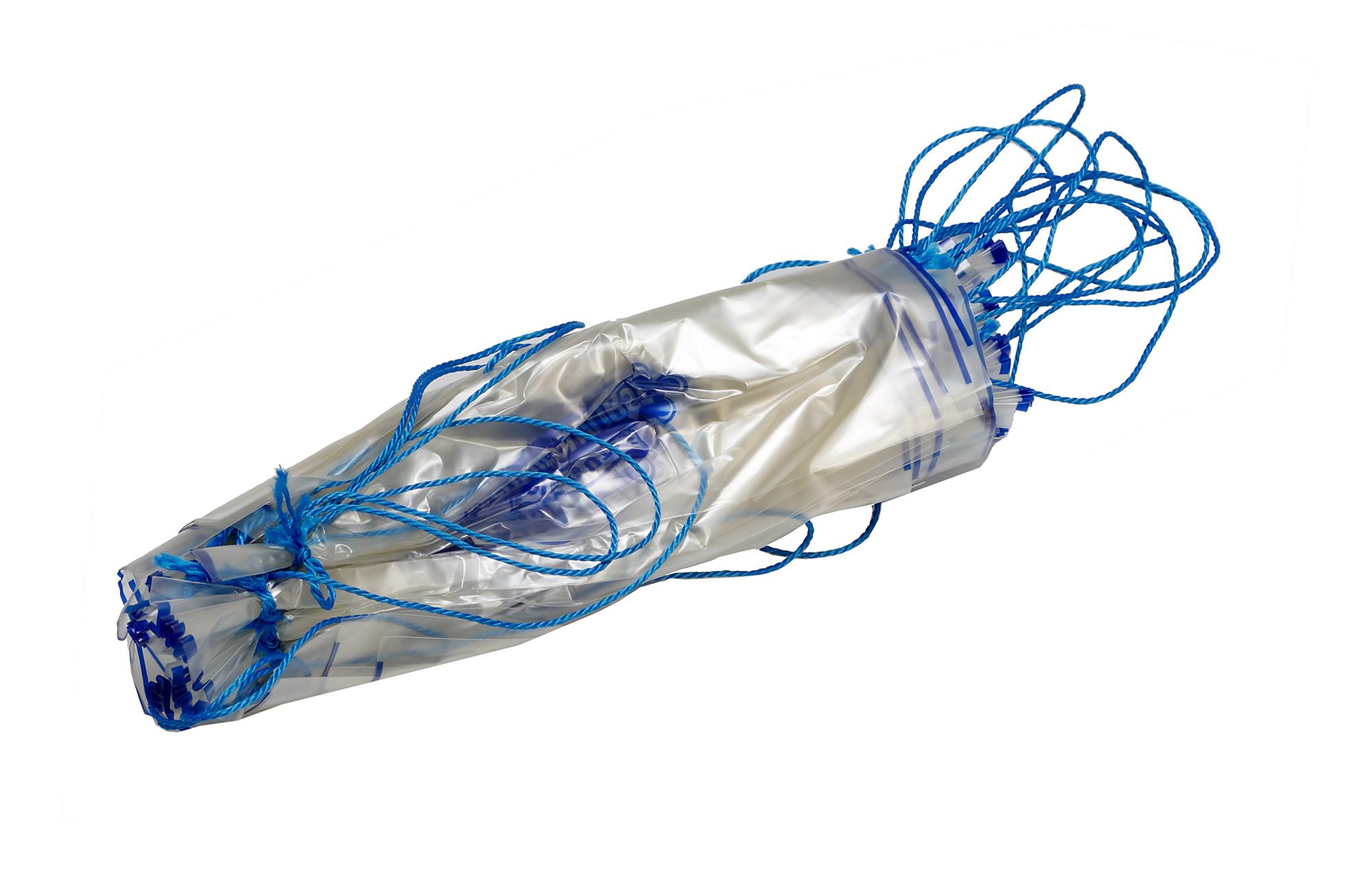 10 Stück Kunstdarm "Schmierwurst" Nalo Schmaldarm Kaliber 45/20