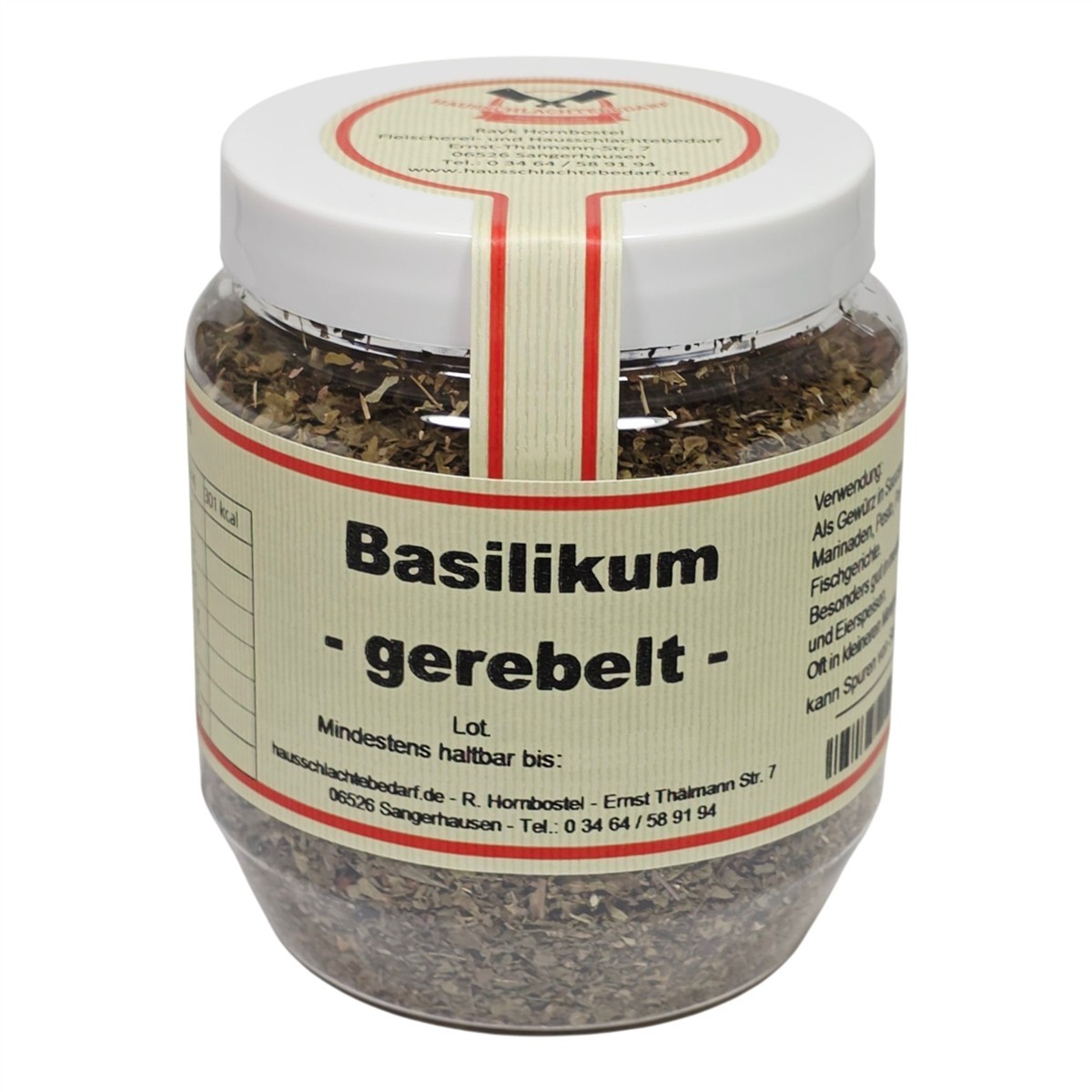 Basilikum gerebelt 50 g