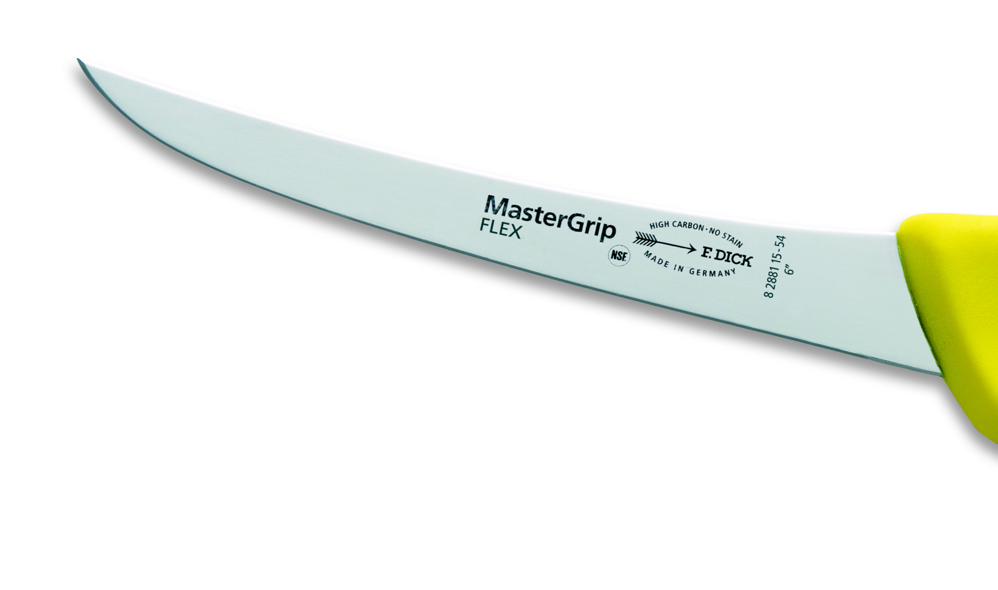 Dick Mastergrip Ausbeinmesser 15 cm gelb / gebogen (8.2881.15 - 54)