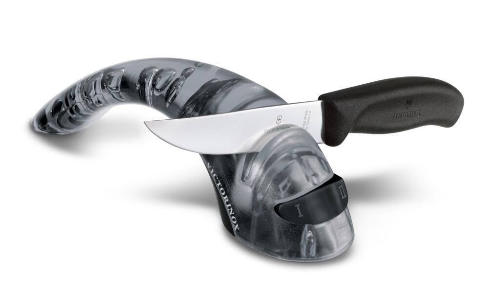 Victorinox Messerschärfer mit Keramikrollen, schwarz