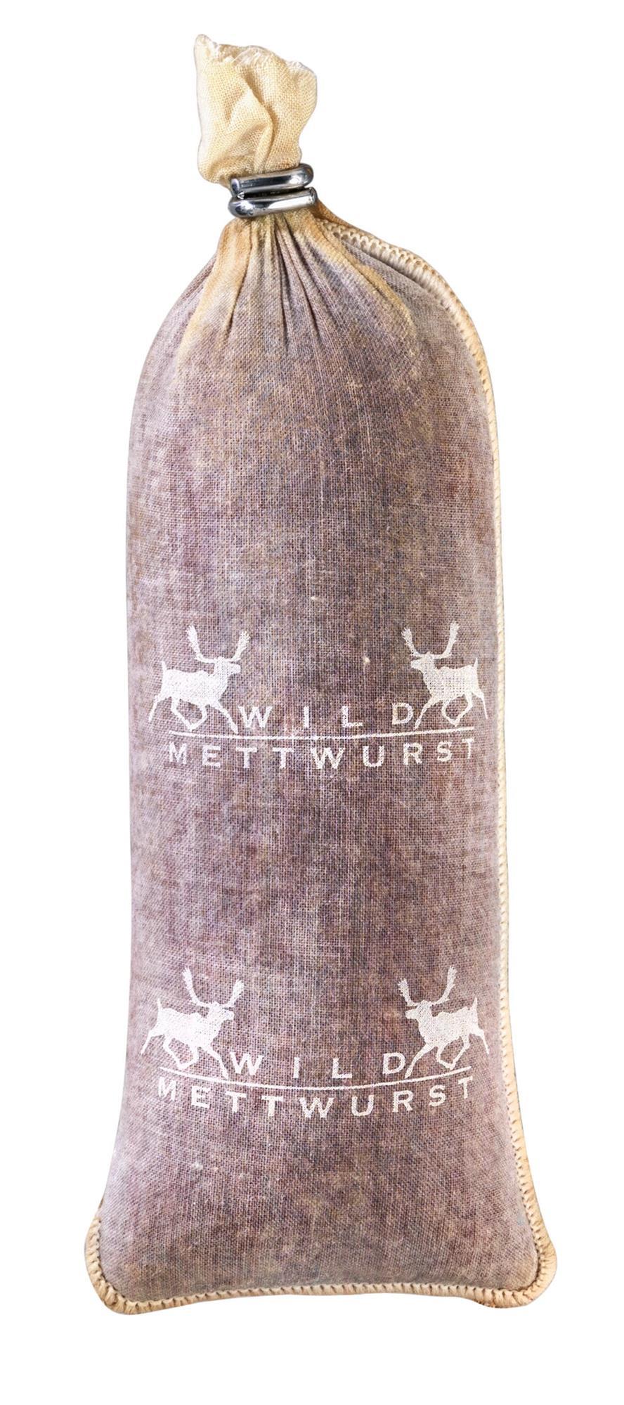 10 Stück Textildarm"Wildmettwurst" Kaliber 60/25