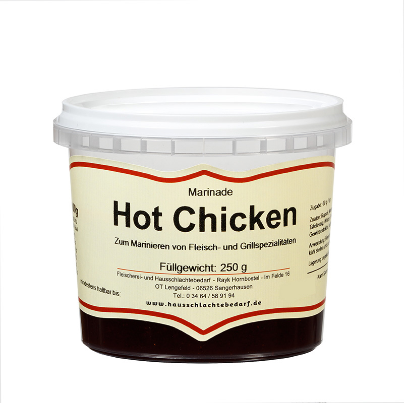 250 g Marinade Hot Chicken