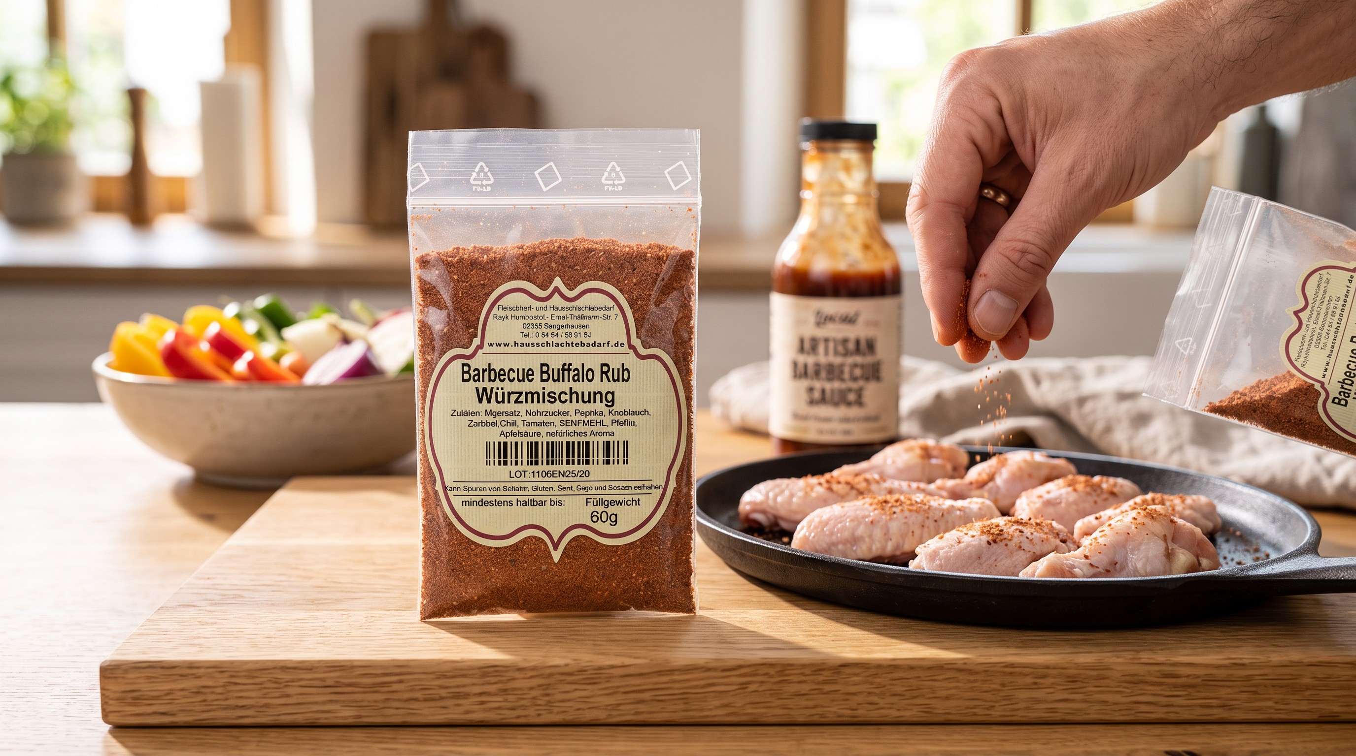 Barbecue Buffalo Rub Würzmischung 60 g