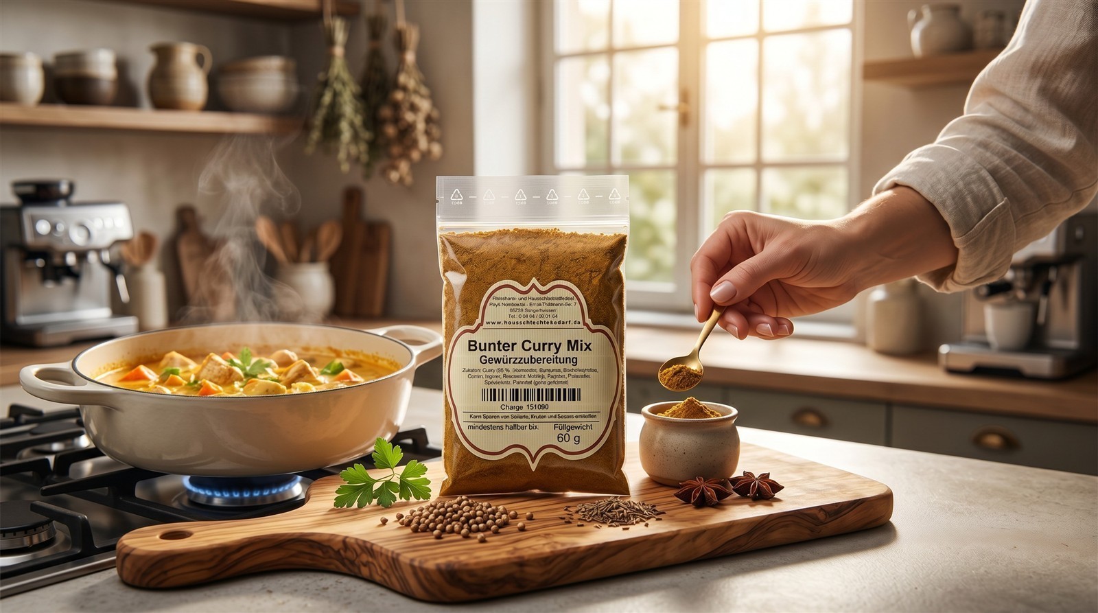 Gewürzzubereitung Bunter Curry Mix 60 g