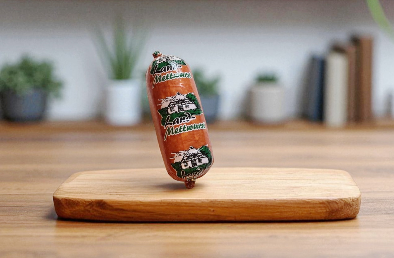 10 Stück "Land - Mettwurst" Kaliber 60/25 Kunstdarm Nalo Faser