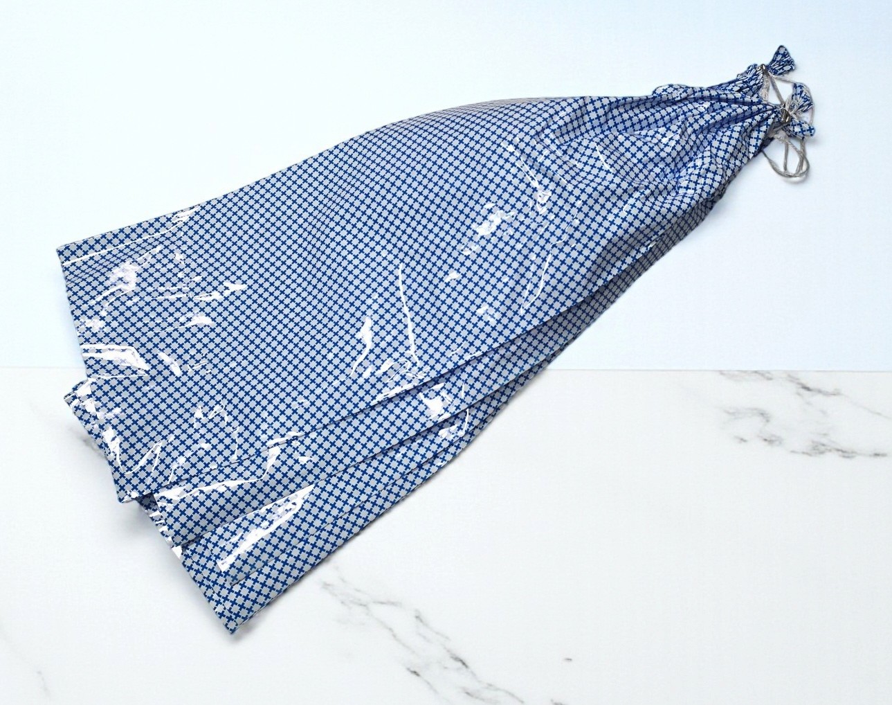 5 Stück Pastetendarm blau/weiß - Kaliber 120/50