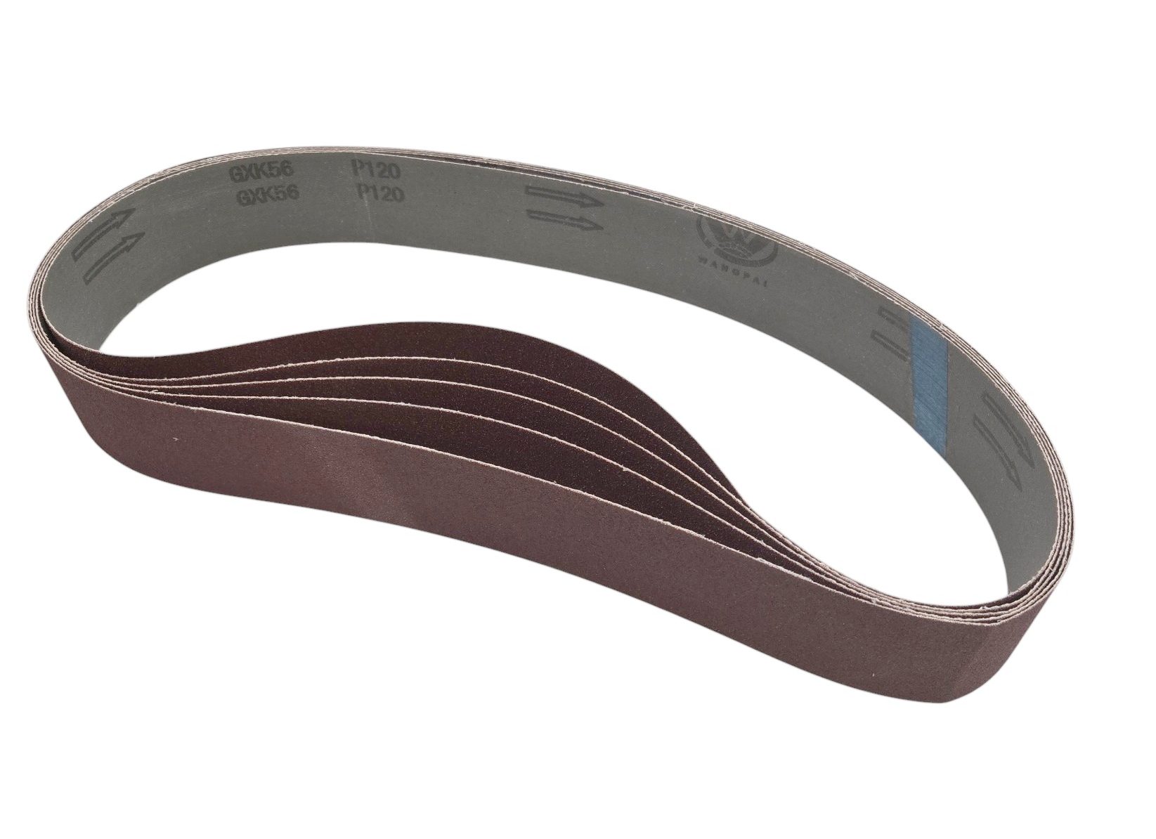 5 Stück Schleifbänder 800 x 45 mm (Mado USM 527)