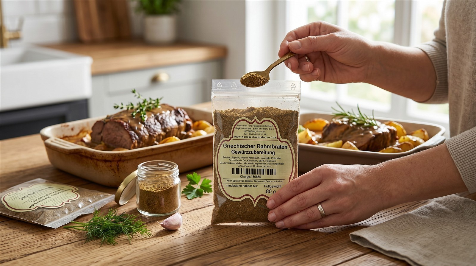Gewürzzubereitung für Griechischen Rahmbraten 80 g