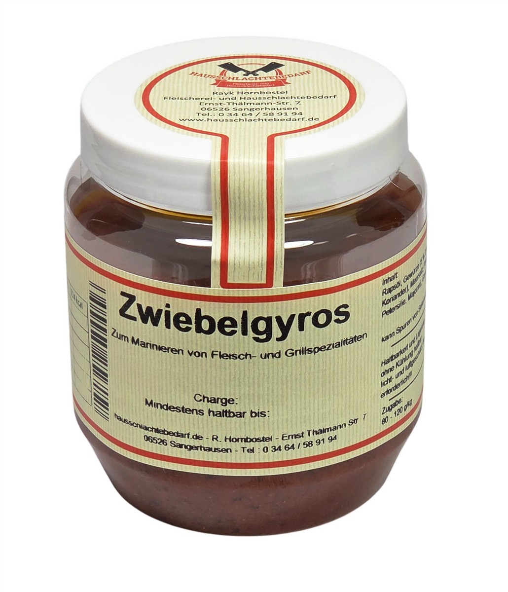 Marinade Zwiebelgyros