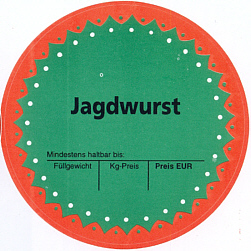 Etiketten "Jagdwurst"