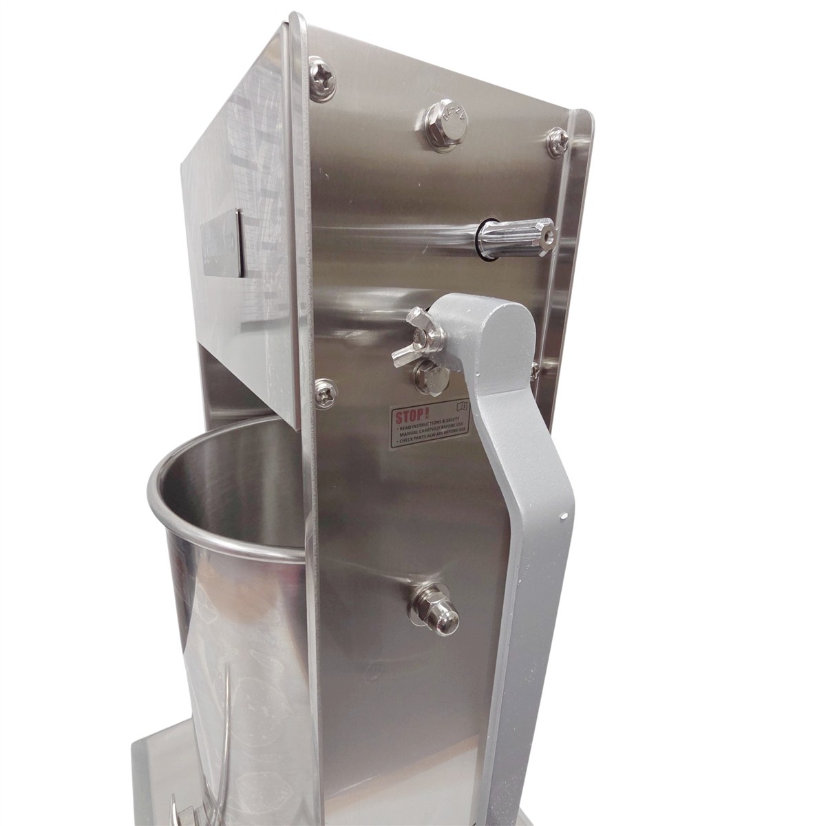 Edelstahl Wurstfüller 10 Liter inkl. 4 Edelstahltüllen