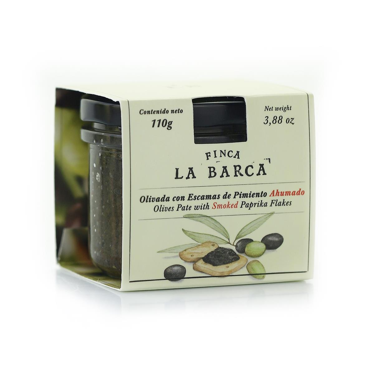 Olivenpaste mit geräucherten Paprikaflocken 110g