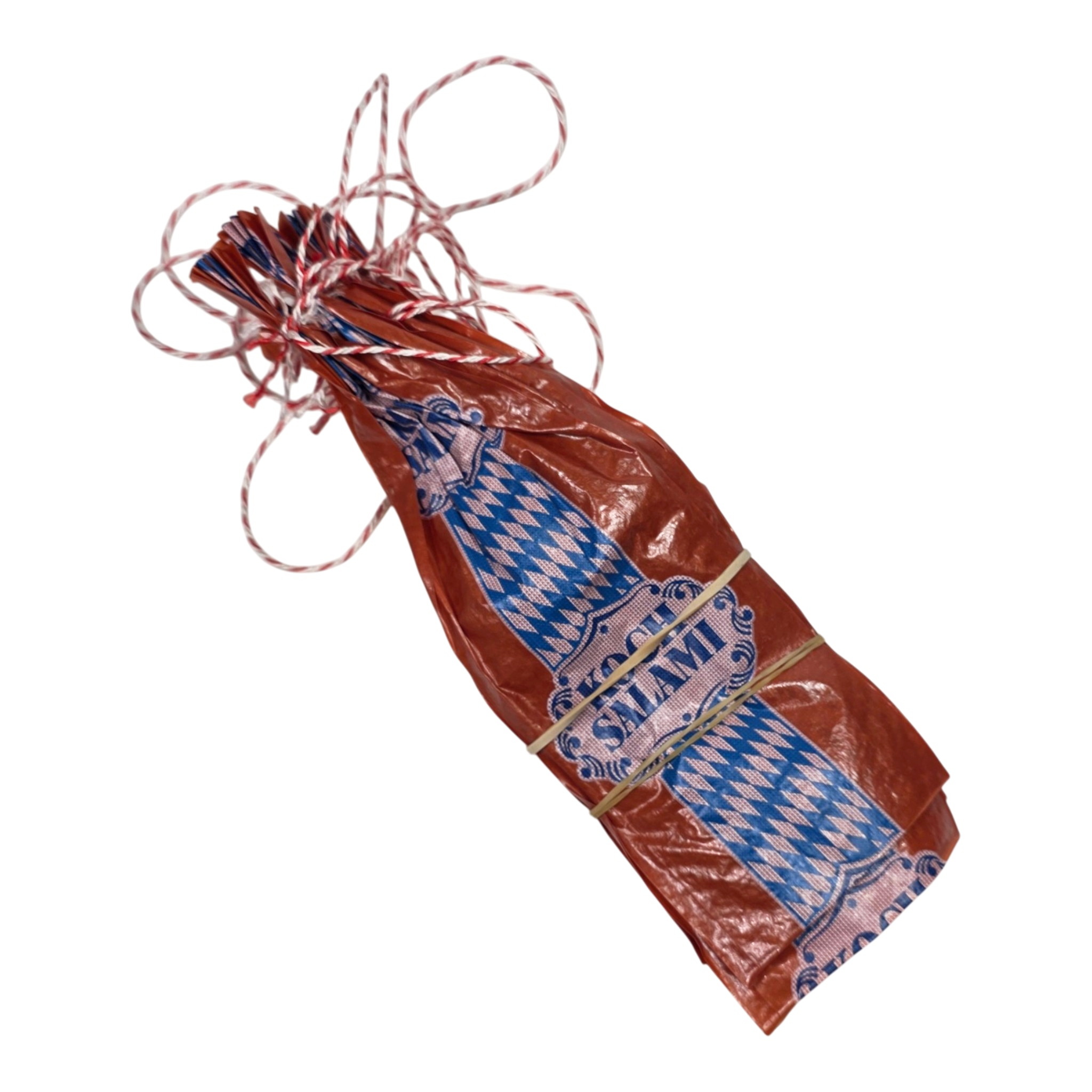 10 Stück Nalo Faser Därme Kaliber 55/25 mit Druck Kochsalami