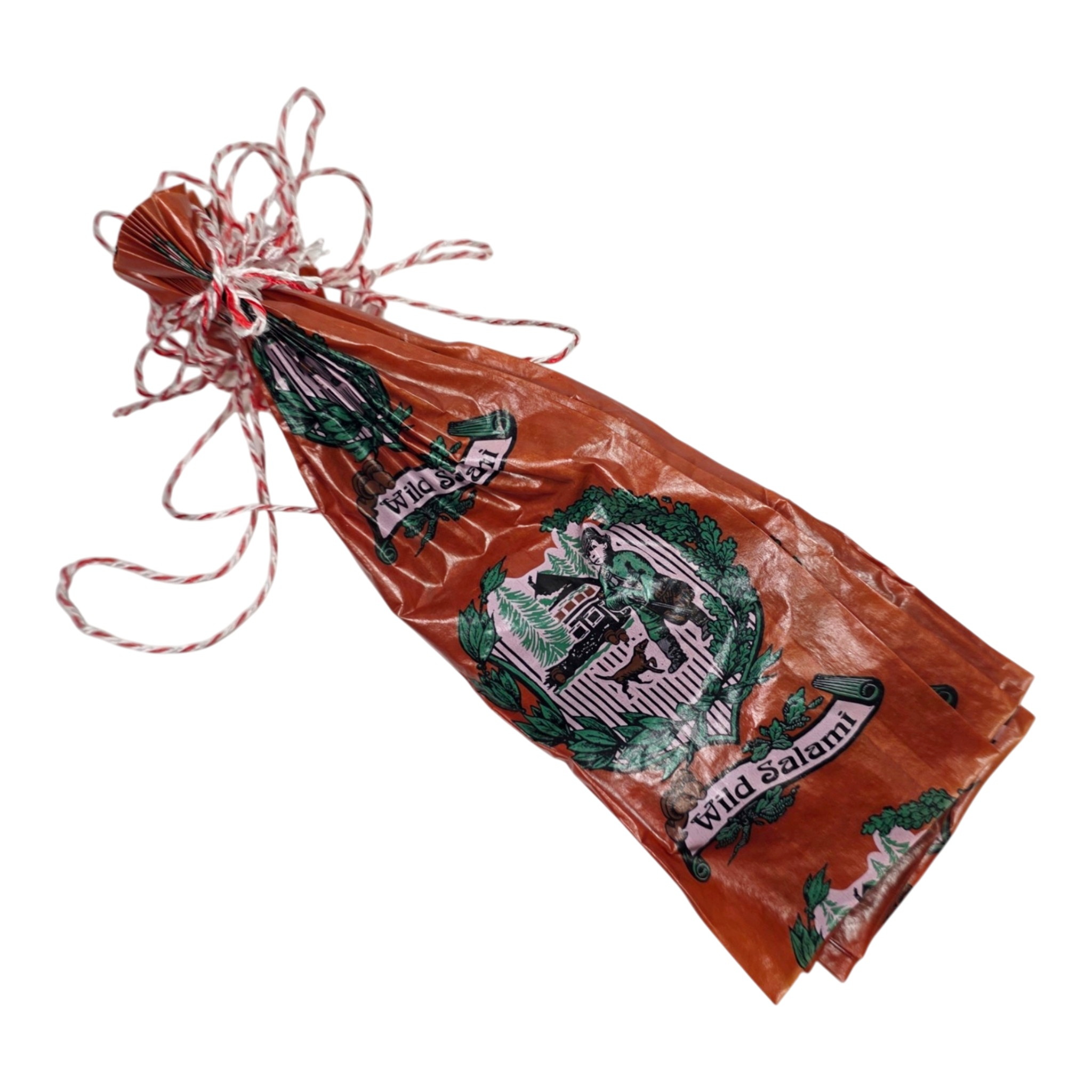 10 Stück Kunstdarm Nalo Faser "Wildsalami" Kaliber 58/25