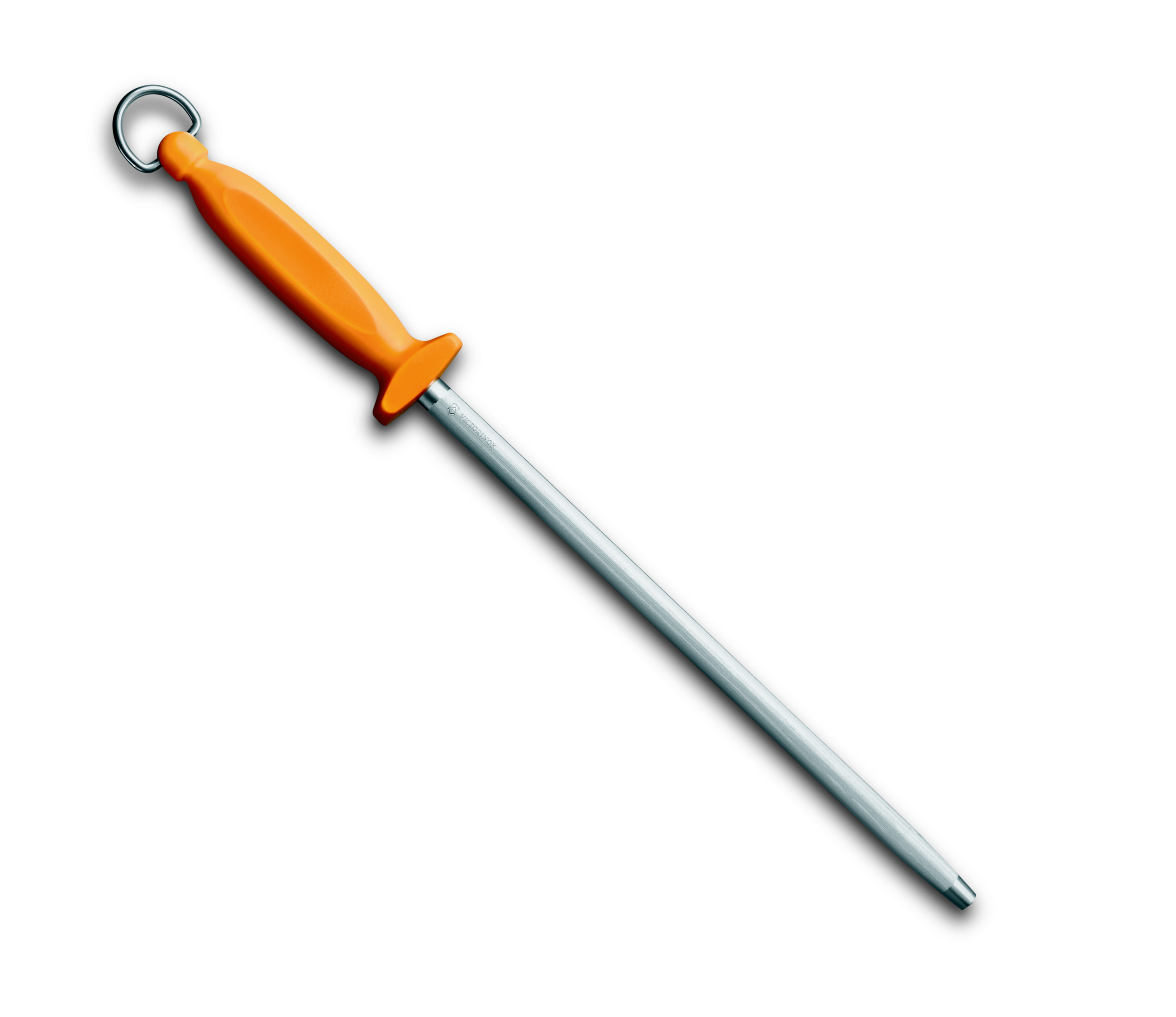 Swibo, Metzgerstahl, 30cm, Feinzug, rund, orange