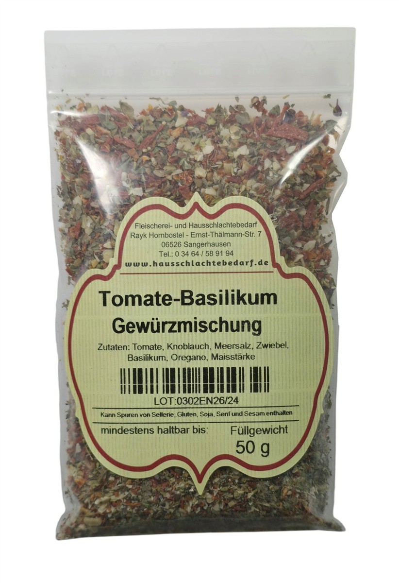 Tomate-Basilikum Dip Gewürzzubereitung 50 g