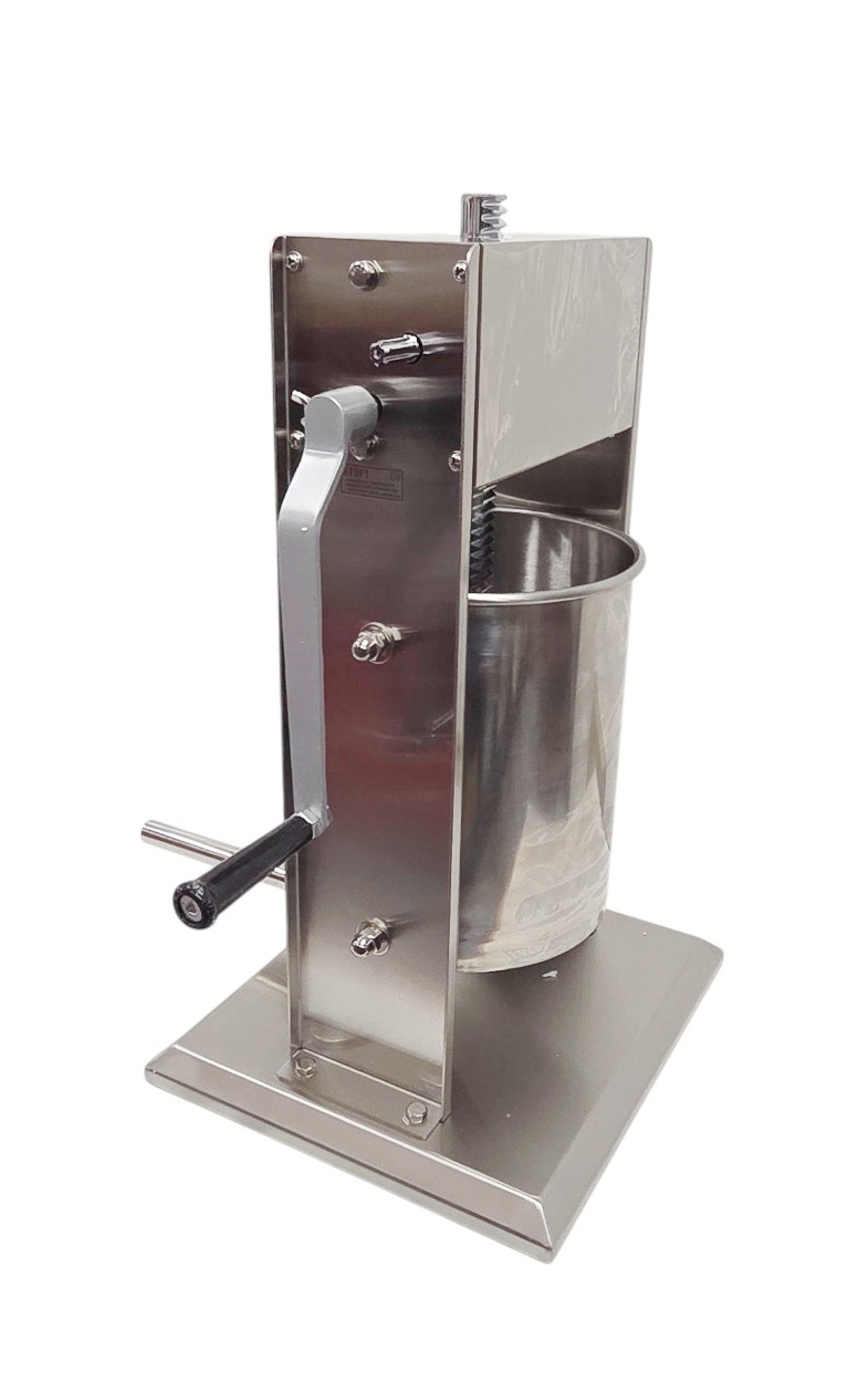 Edelstahl Wurstfüller 10 Liter inkl. 4 Edelstahltüllen