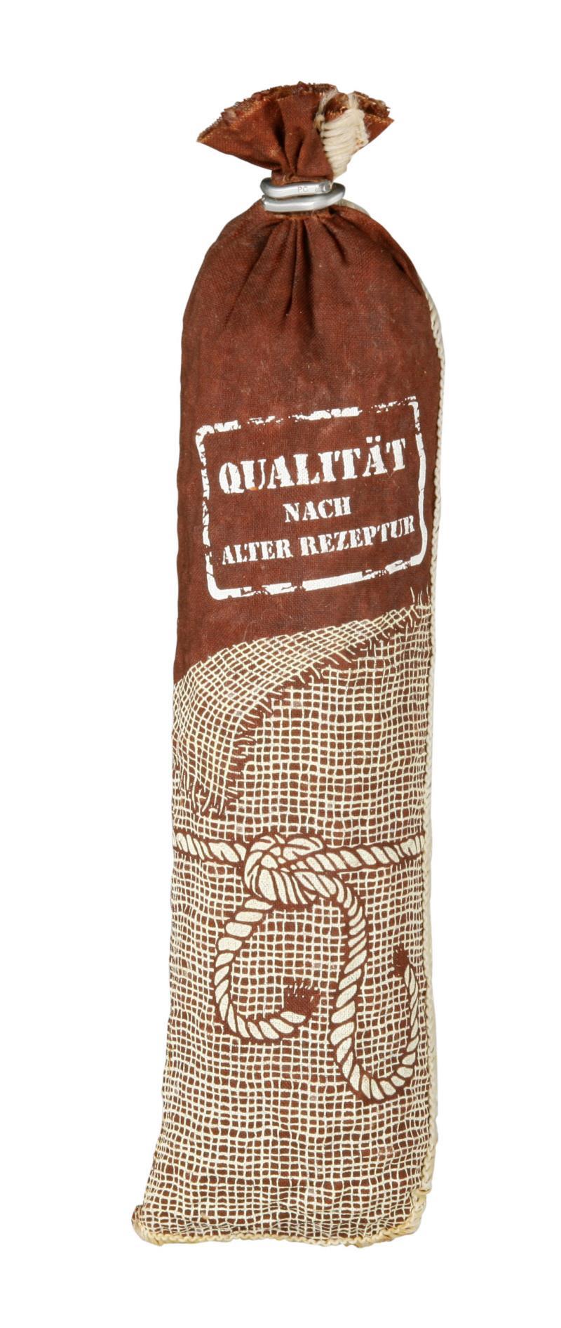 10 Stück Textildarm für Rohwurst "Qualität nach alter Rezeptur" Kaliber  55/25