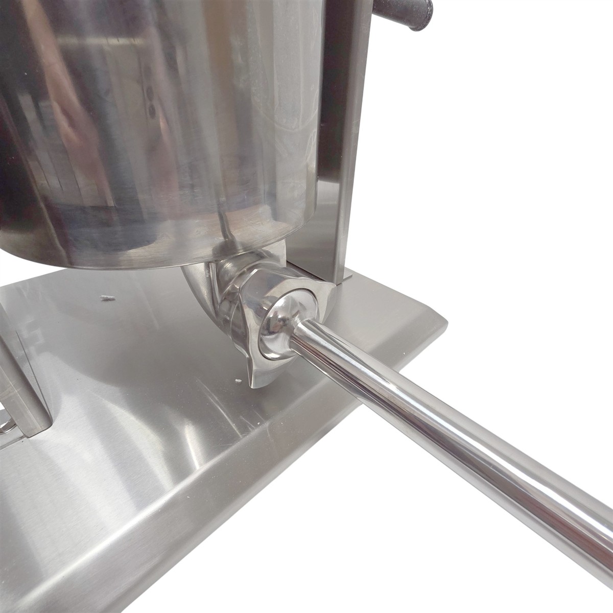 Edelstahl Wurstfüller 10 Liter inkl. 4 Edelstahltüllen